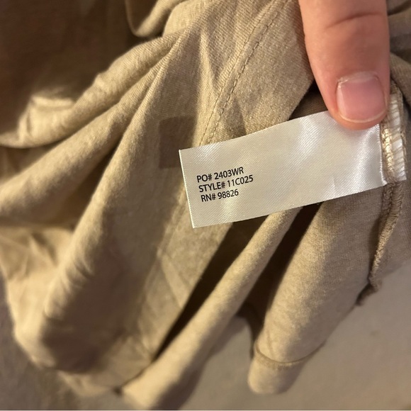 US Polo ASSN Shirt Men's Solid Beige Embroidered Logo Short Sleeve Size M - Picture 5 of 8